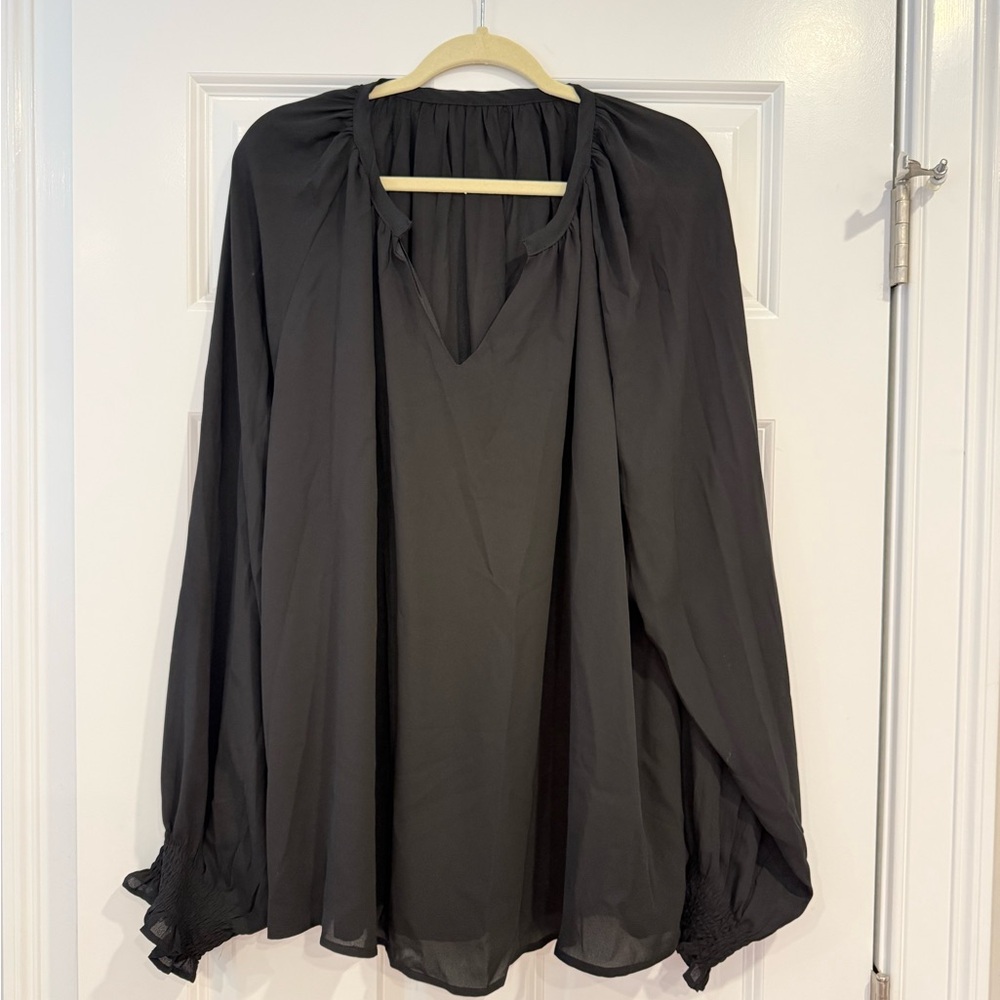 Elegant Black Women's Top